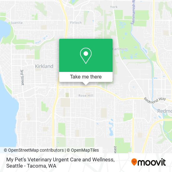 My Pet's Veterinary Urgent Care and Wellness map