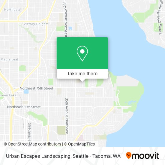 Urban Escapes Landscaping map