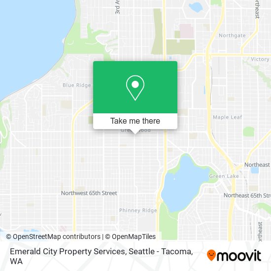 Emerald City Property Services map