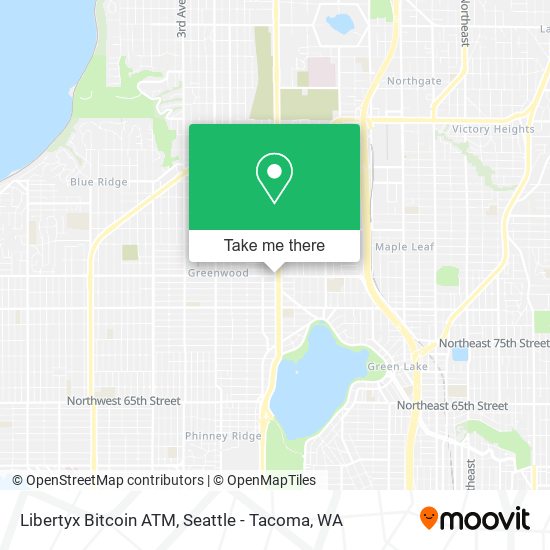 Mapa de Libertyx Bitcoin ATM