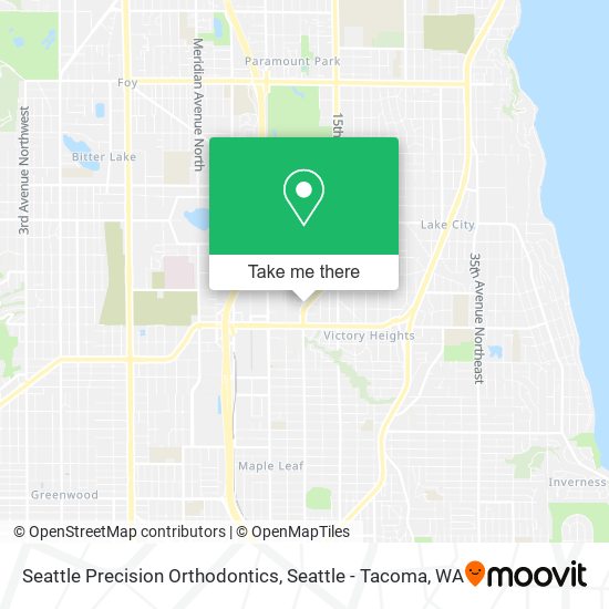 Seattle Precision Orthodontics map