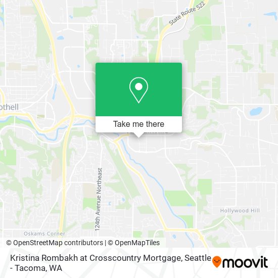 Kristina Rombakh at Crosscountry Mortgage map