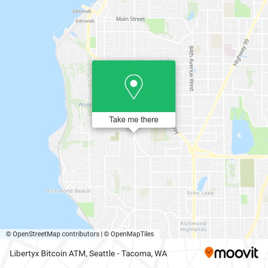 Mapa de Libertyx Bitcoin ATM