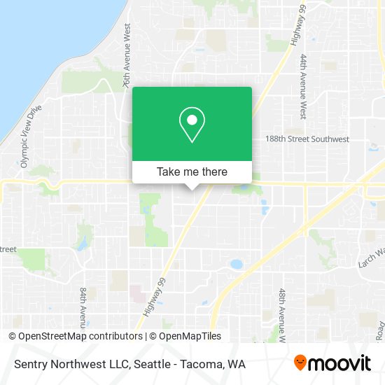 Sentry Northwest LLC map