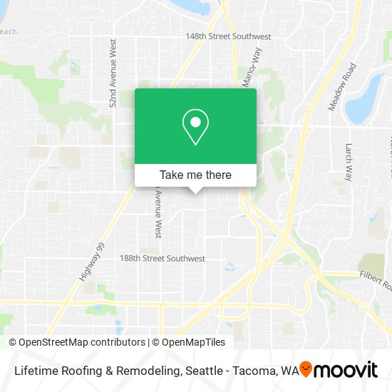 Mapa de Lifetime Roofing & Remodeling
