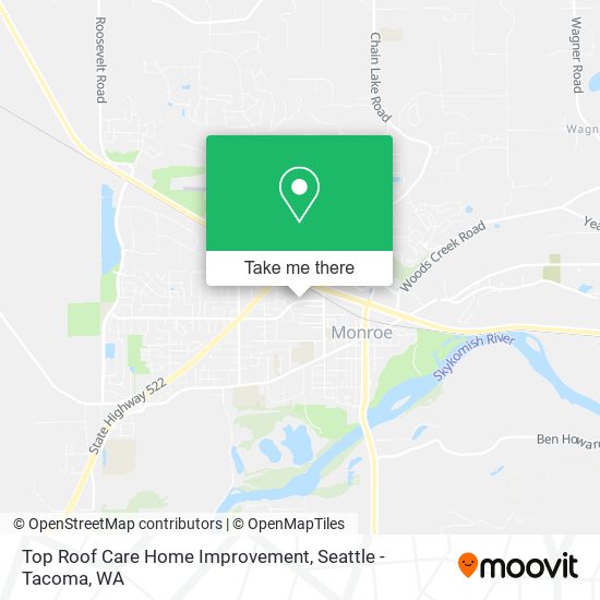 Top Roof Care Home Improvement map