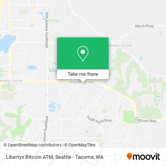 Mapa de Libertyx Bitcoin ATM