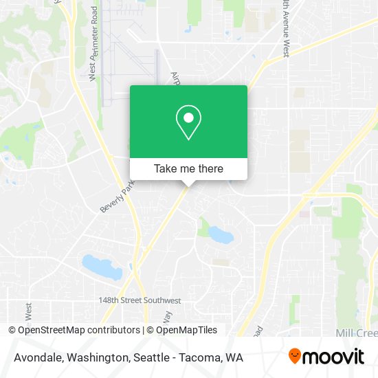 Avondale, Washington map