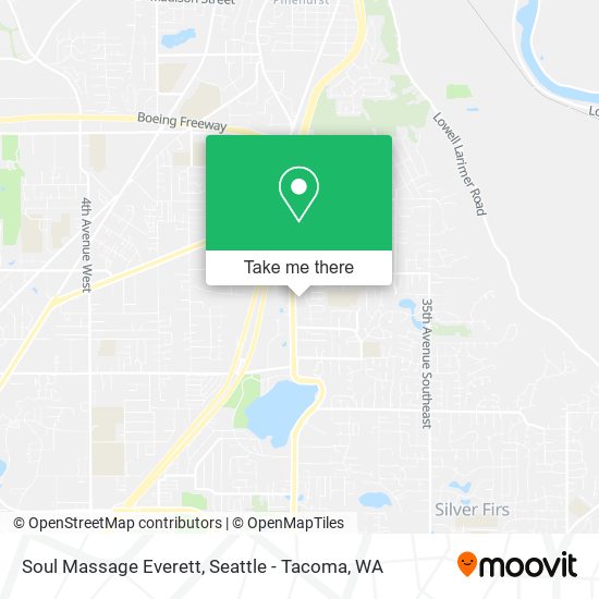 Soul Massage Everett map