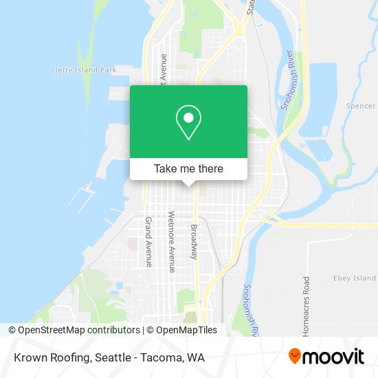 Krown Roofing map