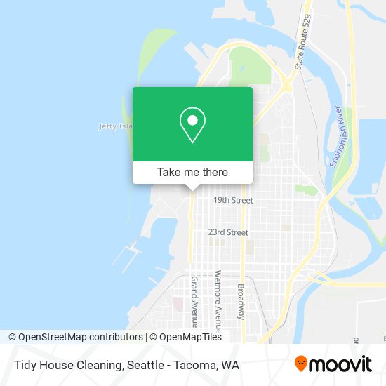 Tidy House Cleaning map