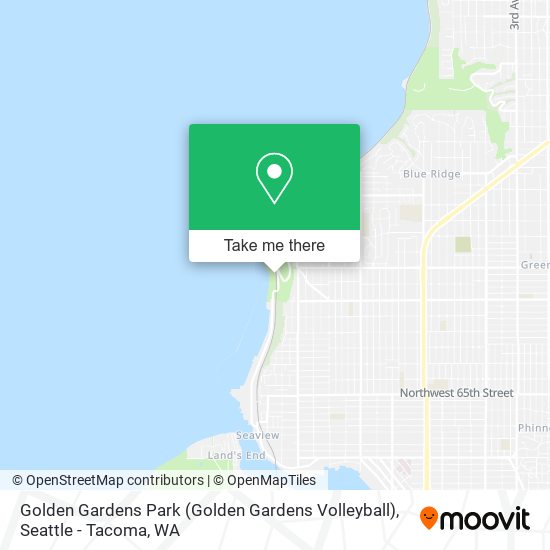 Golden Gardens Park (Golden Gardens Volleyball) map