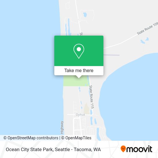Ocean City State Park map