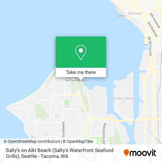 Salty's on Alki Beach (Salty's Waterfront Seafood Grills) map