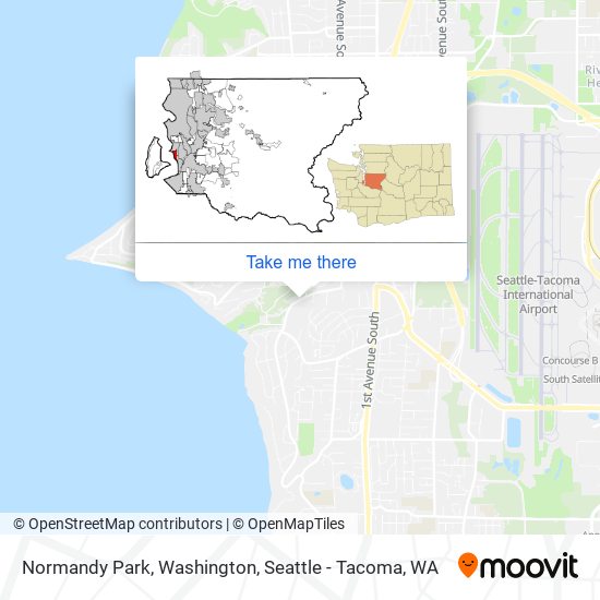 Mapa de Normandy Park, Washington