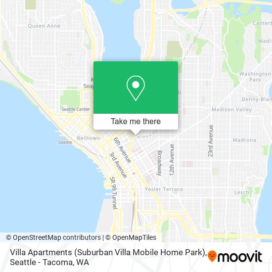 Mapa de Villa Apartments (Suburban Villa Mobile Home Park)