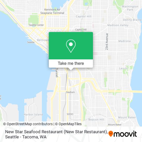 Mapa de New Star Seafood Restaurant