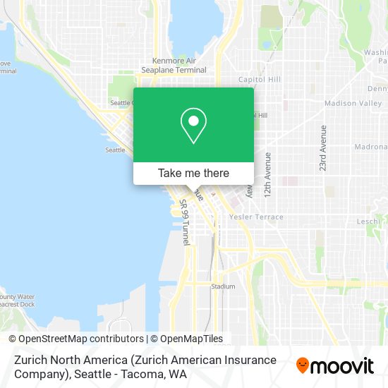 Mapa de Zurich North America (Zurich American Insurance Company)