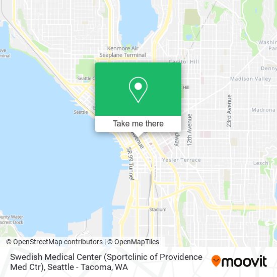 Mapa de Swedish Medical Center (Sportclinic of Providence Med Ctr)
