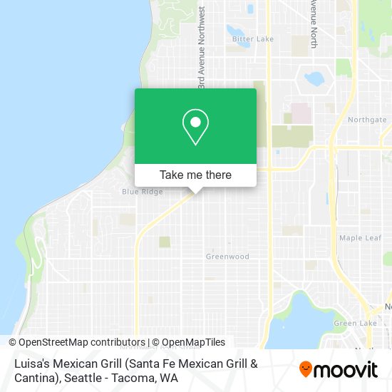 Luisa's Mexican Grill (Santa Fe Mexican Grill & Cantina) map