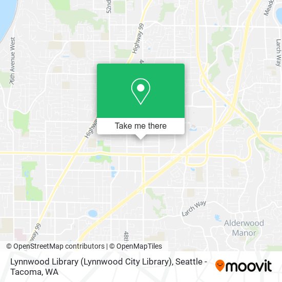 Mapa de Lynnwood Library (Lynnwood City Library)