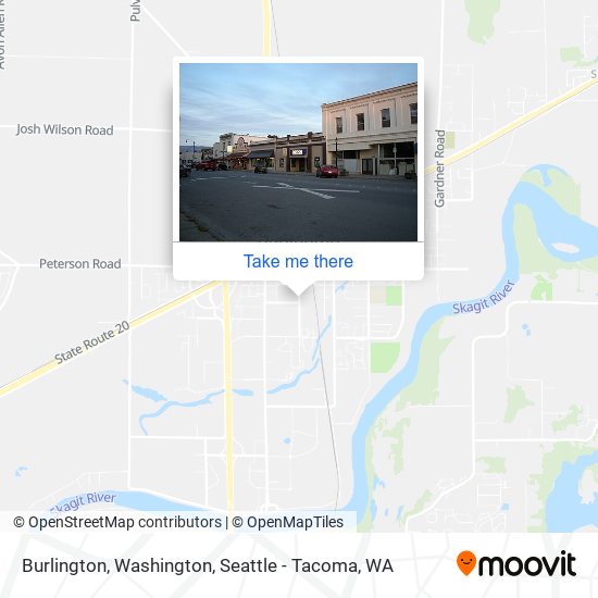 Burlington, Washington map