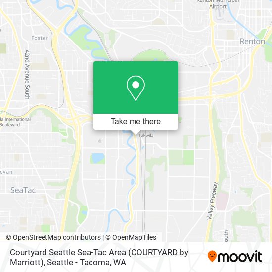 Mapa de Courtyard Seattle Sea-Tac Area (COURTYARD by Marriott)