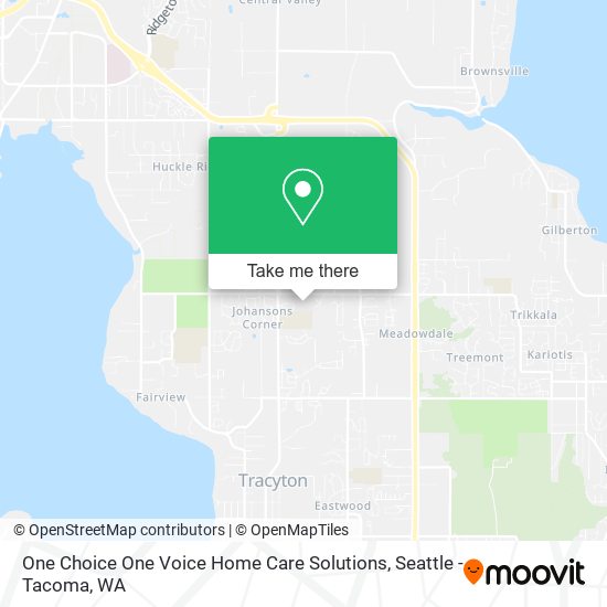 One Choice One Voice Home Care Solutions map