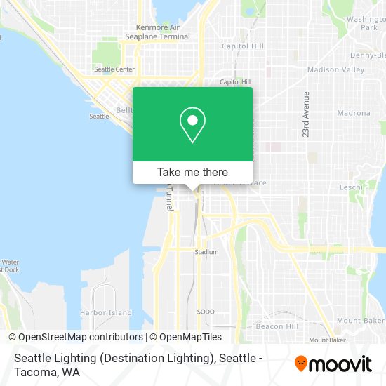 Mapa de Seattle Lighting (Destination Lighting)