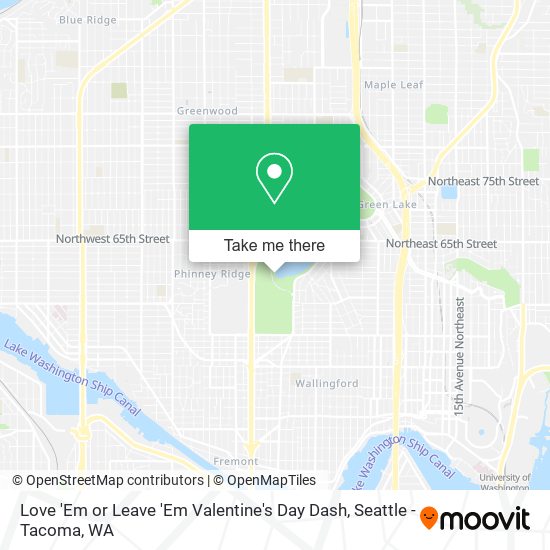 Mapa de Love 'Em or Leave 'Em Valentine's Day Dash