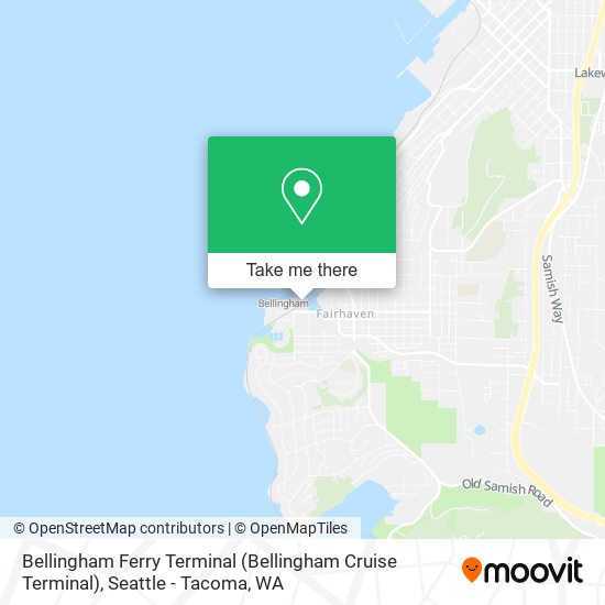 Mapa de Bellingham Ferry Terminal (Bellingham Cruise Terminal)