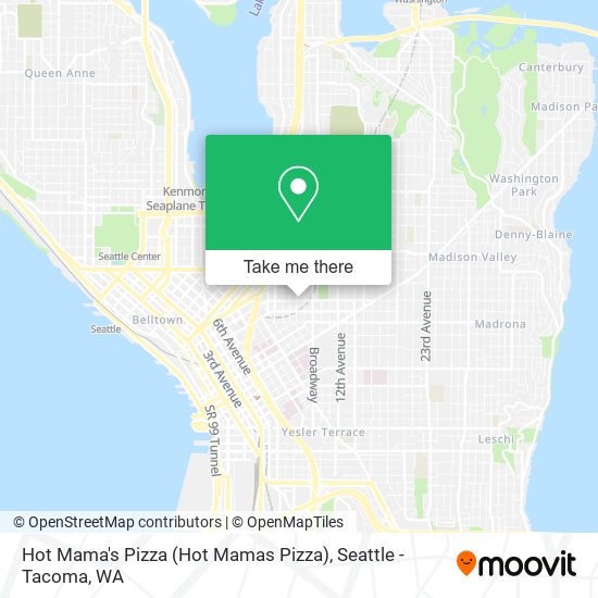 Mapa de Hot Mama's Pizza (Hot Mamas Pizza)