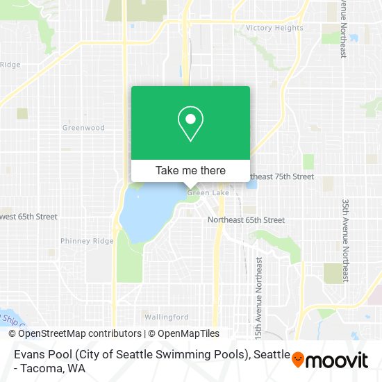 Mapa de Evans Pool (City of Seattle Swimming Pools)