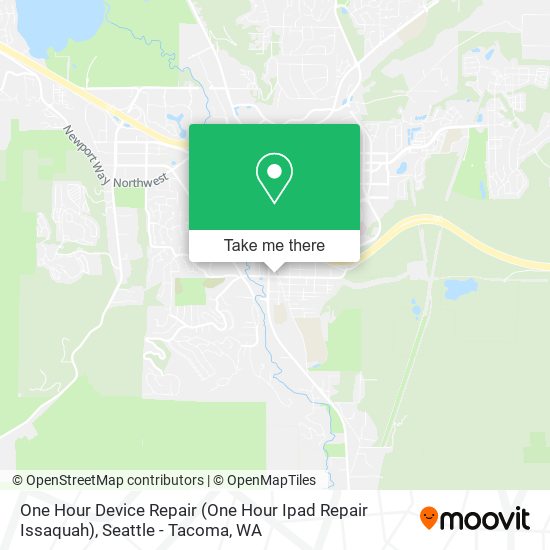 Mapa de One Hour Device Repair (One Hour Ipad Repair Issaquah)