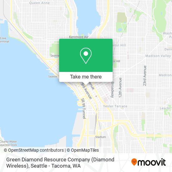 Green Diamond Resource Company (Diamond Wireless) map
