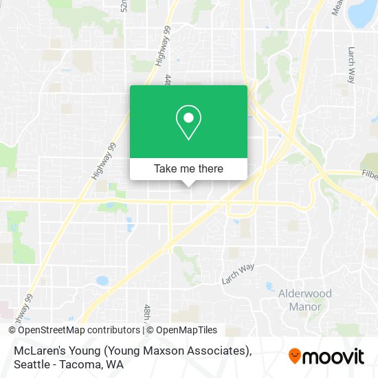 Mapa de McLaren's Young (Young Maxson Associates)