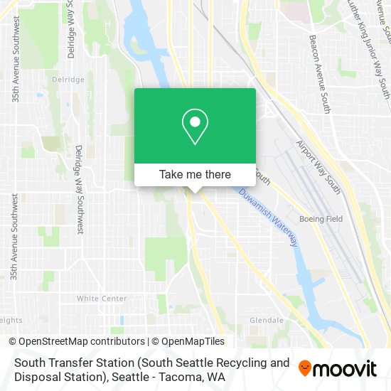 South Transfer Station (South Seattle Recycling and Disposal Station) map