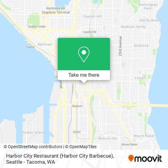 Mapa de Harbor City Restaurant (Harbor City Barbecue)