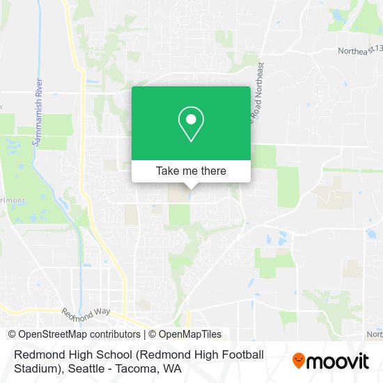 Mapa de Redmond High School (Redmond High Football Stadium)