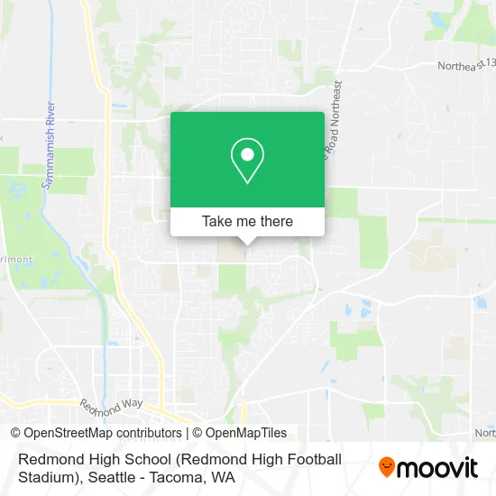 Redmond High School (Redmond High Football Stadium) map