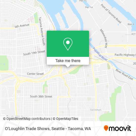 O'Loughlin Trade Shows map