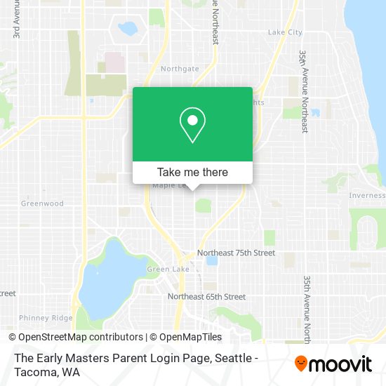 Mapa de The Early Masters Parent Login Page