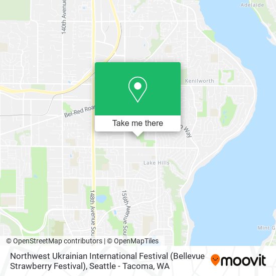 Northwest Ukrainian International Festival (Bellevue Strawberry Festival) map