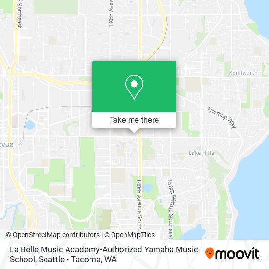 Mapa de La Belle Music Academy-Authorized Yamaha Music School