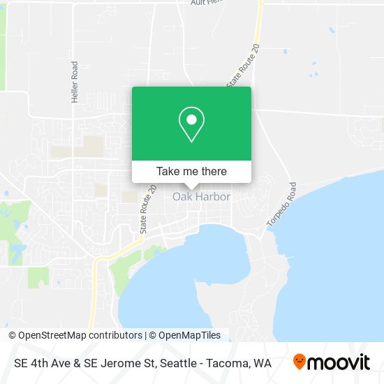 Mapa de SE 4th Ave & SE Jerome St