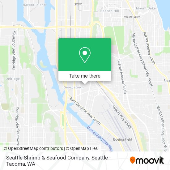 Mapa de Seattle Shrimp & Seafood Company