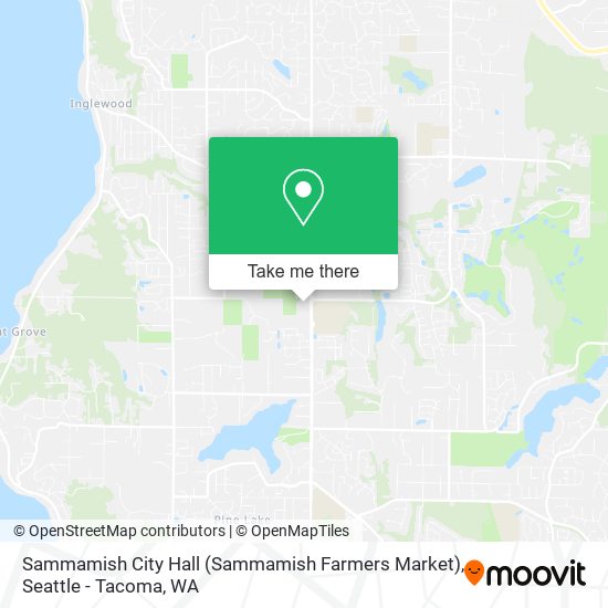 Sammamish City Hall (Sammamish Farmers Market) map