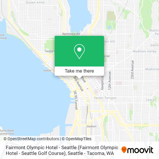 Fairmont Olympic Hotel - Seattle (Fairmont Olympic Hotel - Seattle Golf Course) map