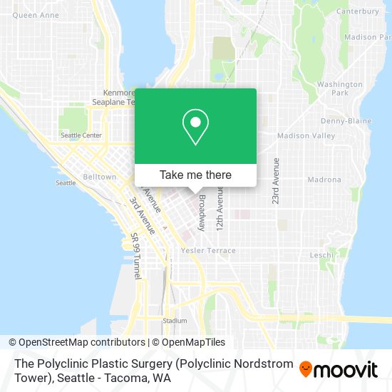 Mapa de The Polyclinic Plastic Surgery (Polyclinic Nordstrom Tower)