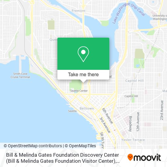 Mapa de Bill & Melinda Gates Foundation Discovery Center